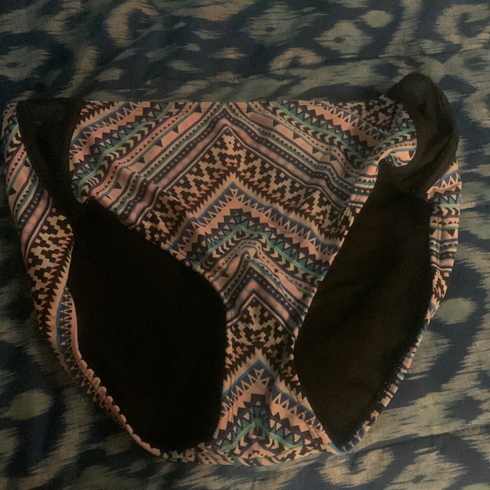 High waisted swim suit bottoms